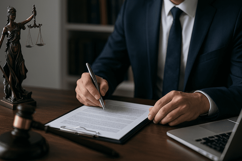 california business fraud litigation lawyer desk